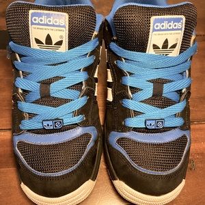 Adidas Collwood Evolution 677828 Sneakers Men Sz: 9 Blue Black - Used and clean